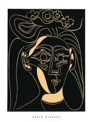 Vrouw met bloemenhoed, 1962